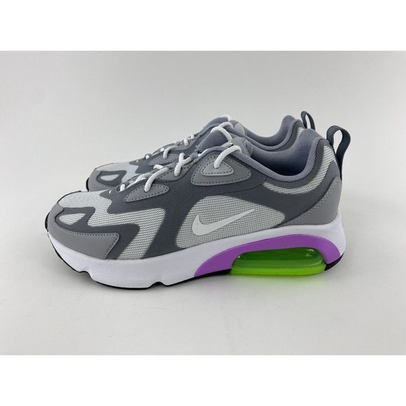 Nike Air Max 200 Gray Purple Women's Size 8 Sneakers Shoes Platinum AT6175-002 - Picture 10 of 12